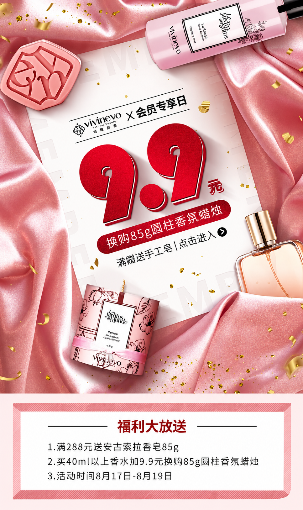 会员专享日广告投放主海报